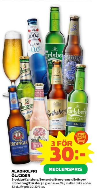 Stora Coop Alkoholfri öl/cider erbjuda