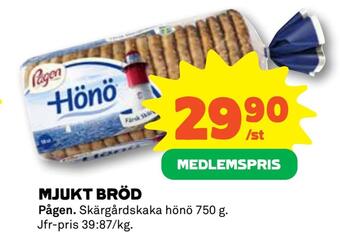Coop Mjukt bröd erbjuda