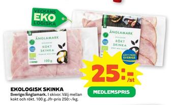 Stora Coop Ekologisk skinka erbjuda