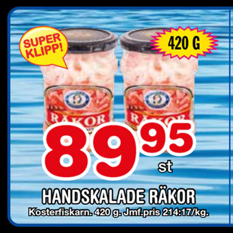 Nya Pulsen Handskalade räkor erbjuda