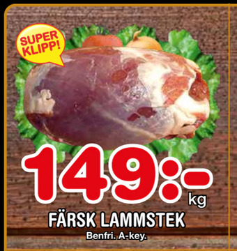 Nya Pulsen Färsk lammstek erbjuda
