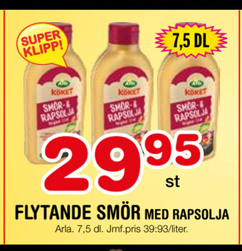 Nya Pulsen Flytande smör erbjuda