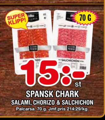 Nya Pulsen Salami, chorizo & salchichon erbjuda