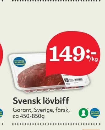 Hemköp Svensk lövbiff erbjuda