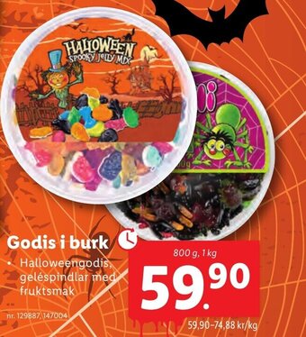 Lidl Godis i burk erbjuda