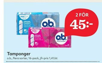 Hemköp Tamponger erbjuda