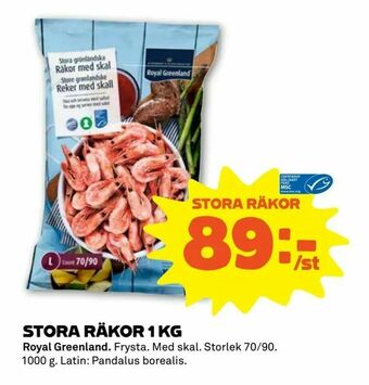 Stora Coop Stora räkor 1 kg erbjuda