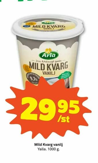 Coop Forum Mild Kvarg vanilj erbjuda