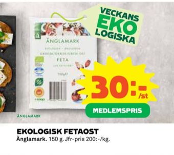 Coop Änglamark fetaost erbjuda