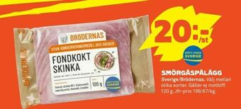 Coop Konsum Smörgåspålägg erbjuda
