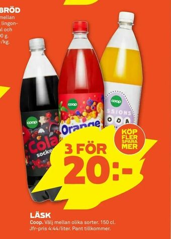 Stora Coop Läsk erbjuda