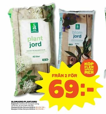 Stora Coop Blomjord/plantjord erbjuda