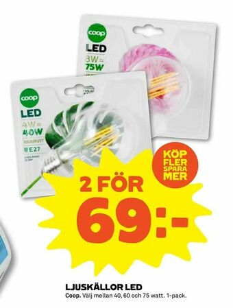 Stora Coop Ljuskällor led erbjuda