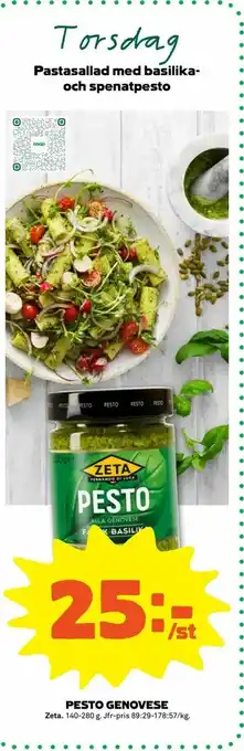 Stora Coop Pesto genovese erbjuda