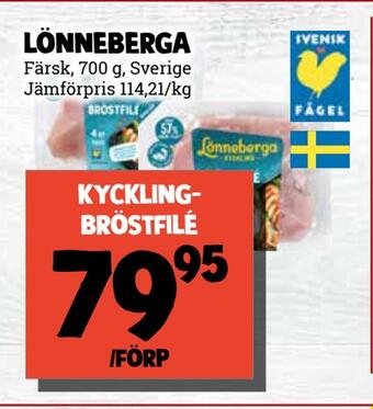 MatArket Kyckling bröstfilé erbjuda