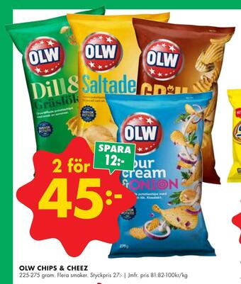 ÖoB Olw chips & cheez erbjuda