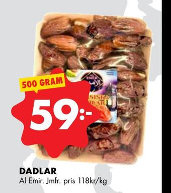 ÖoB Dadlar erbjuda