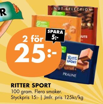 ÖoB Ritter sport erbjuda
