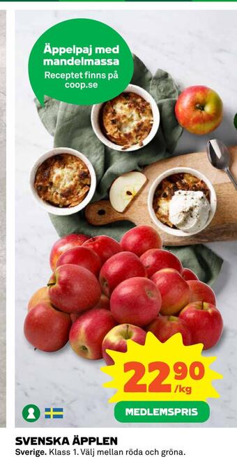 Coop Svenska äpplen erbjuda