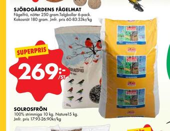 ÖoB Solrosfrön erbjuda