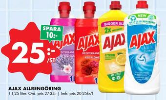 ÖoB Ajax allrengöring erbjuda