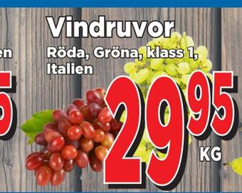 Supergrossen Vindruvor erbjuda