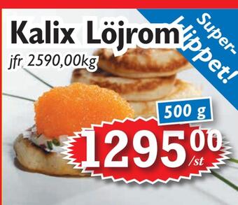 T-jarlen Kalix löjrom erbjuda