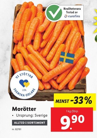 Lidl Morötter erbjuda