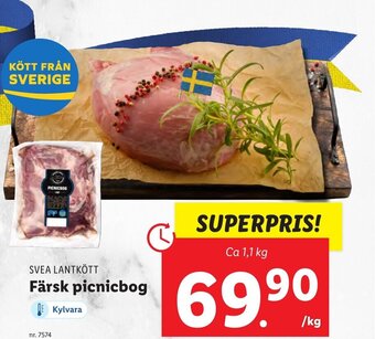 Lidl SVEA LANTKÖTT Färsk picnicbog erbjuda