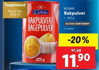 Lidl BELBAKE Bakpulver erbjuda