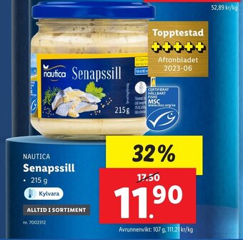 Lidl NAUTICA Senapssill erbjuda