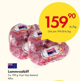 Snabbgross Lammrostbiff erbjuda