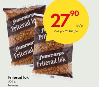Snabbgross Friterad lök 500 g. Fammarps erbjuda