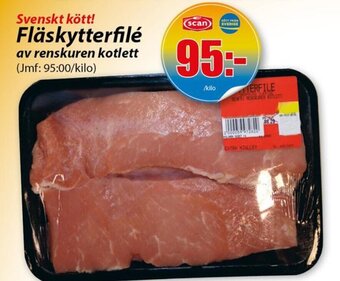 Extra Mjällby Stormarknad Fläskytterfilé erbjuda