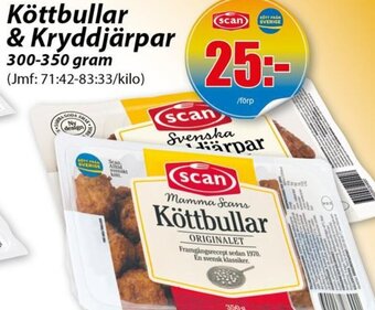 Köttbullar & Kryddjärpar