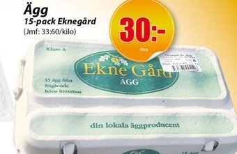 Extra Mjällby Stormarknad Ägg 15-pack Eknegård erbjuda