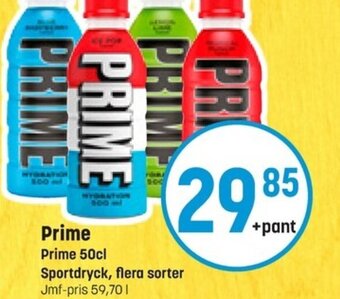 Eurocash Prime 50cl Sportdryck, flera sorter erbjuda