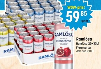 Eurocash Ramlösa 20x33cl erbjuda