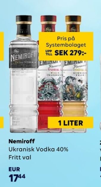 Border Shop Burning pear vodka erbjuda