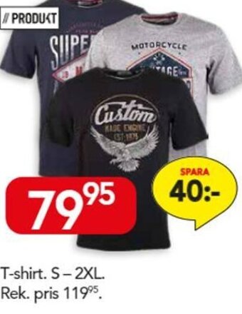 Bo Ohlsson T-shirt. S-2XL erbjuda