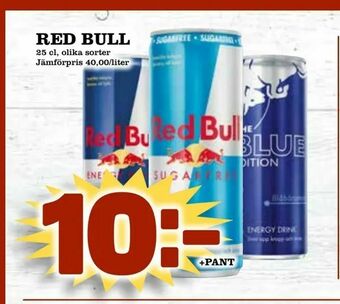 Matdax Red bull erbjuda