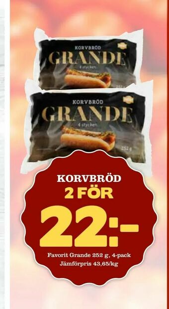 Matdax Korvbröd erbjuda