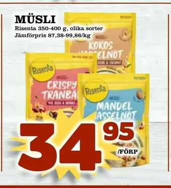 Matdax Müsli erbjuda