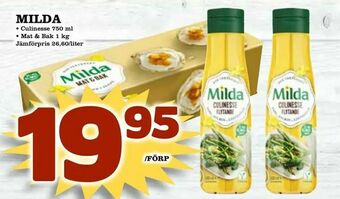 Matdax Milda erbjuda