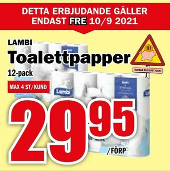 Matdax Toalettpapper erbjuda