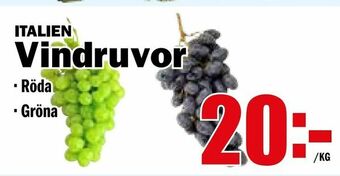 Matdax Vindruvor erbjuda