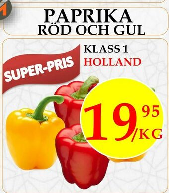 Matmixen Paprika erbjuda