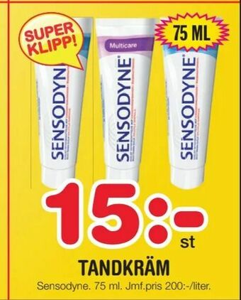 Nya Pulsen Tandkräm erbjuda