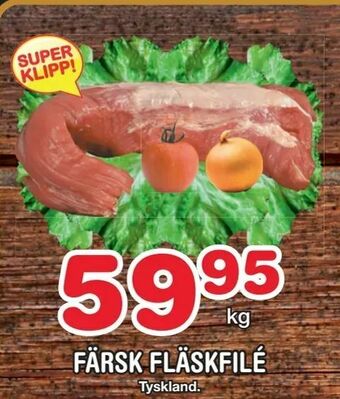 Nya Pulsen Färsk fläskfilé erbjuda
