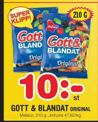 Nya Pulsen Gott & blandat original erbjuda